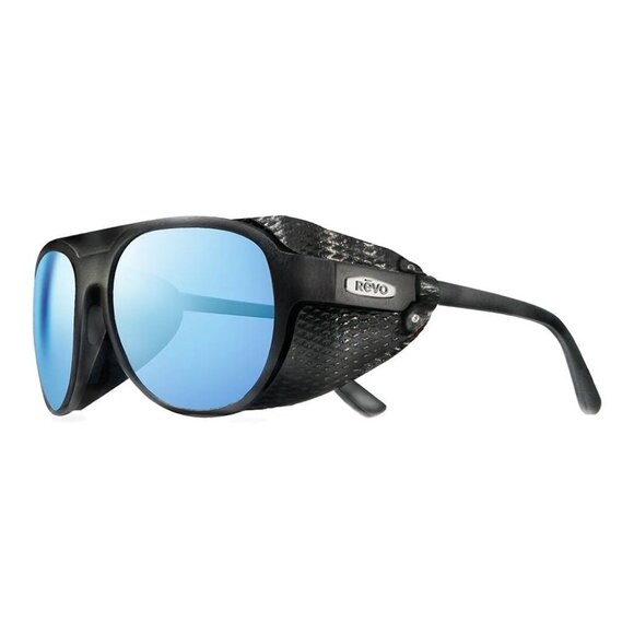 New REVO Traverse Black Polarised Square RE 1036 01 BL Sunglasses Women - Picture 1 of 4
